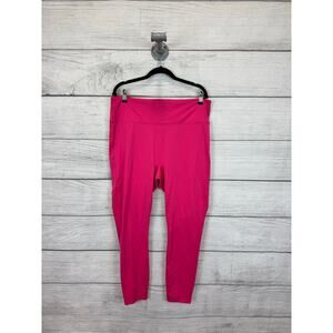 Fabletics Plus Size Hot Pink Anywhere High Waisted Active Leggings Size 3X